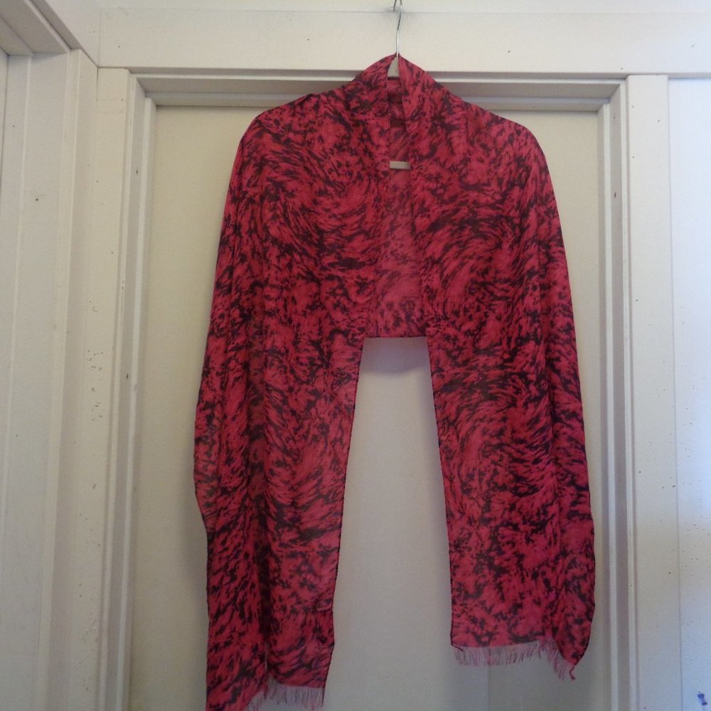 DARK ROSE & BLACK DESIGNS LONG SHAWL OR SCARF